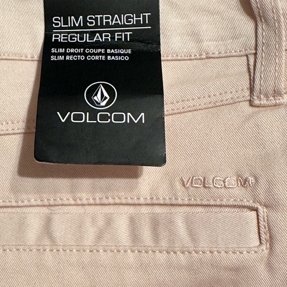 NWT Volcom  Pants Womens Sz 29 Fix Waist Slim Straight Regular Fit - Picture 6 of 15